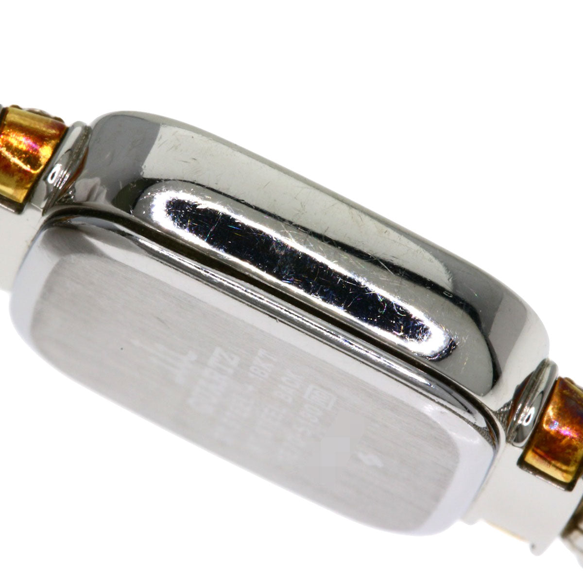 SEIKO CREDOR Square Face Diamond Watches 1E70-5130 Stainless Steel/SSxK18YG Ladies