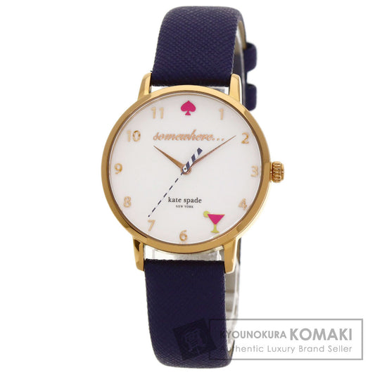 kate spade Metro Happy Hour Watches KSW1040 PGP/Leather Ladies