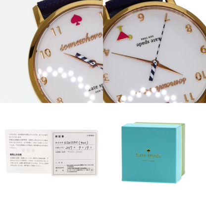 kate spade Metro Happy Hour Watches KSW1040 PGP/Leather Ladies