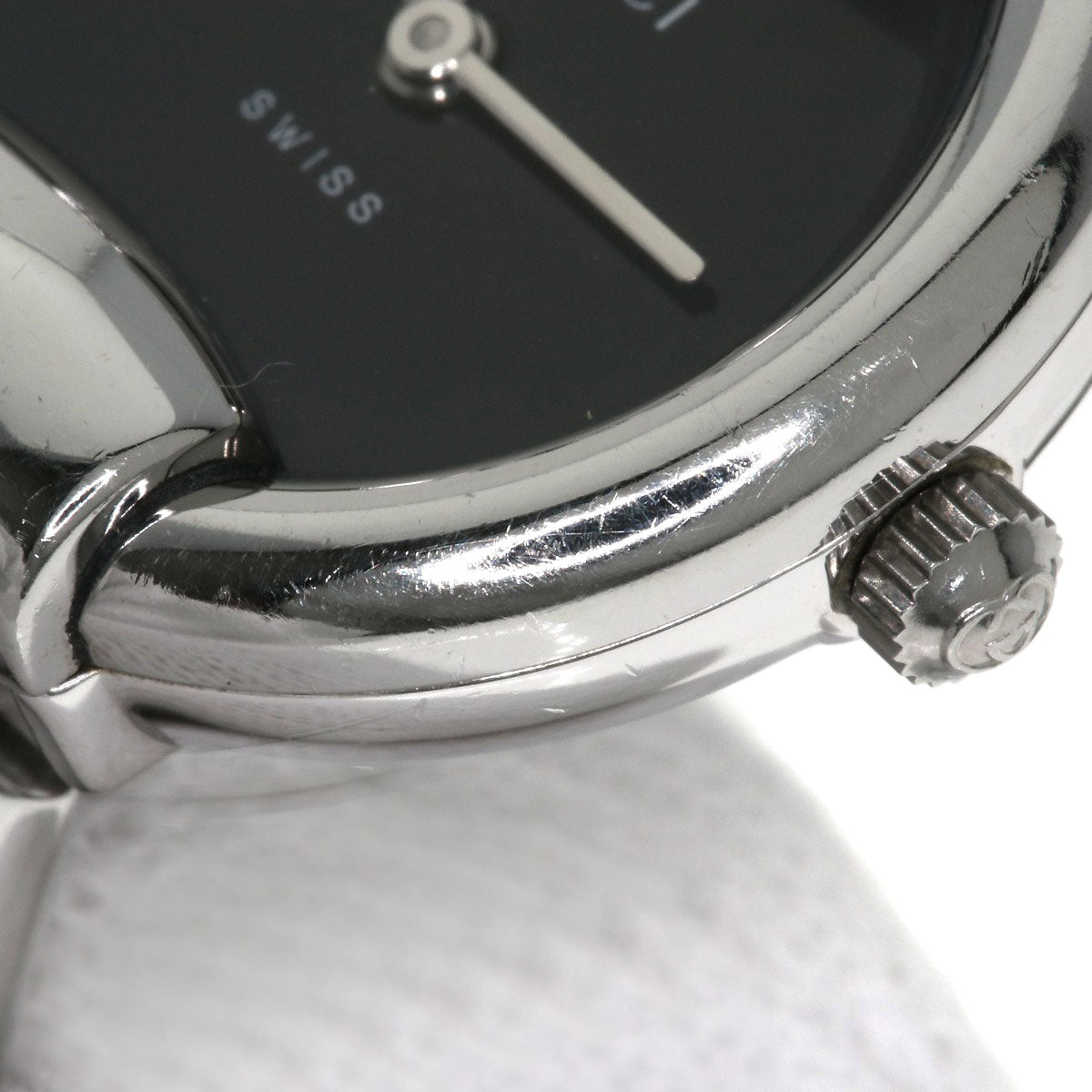 GUCCI Round face Watches 1400L Stainless Steel/Stainless Steel Ladies