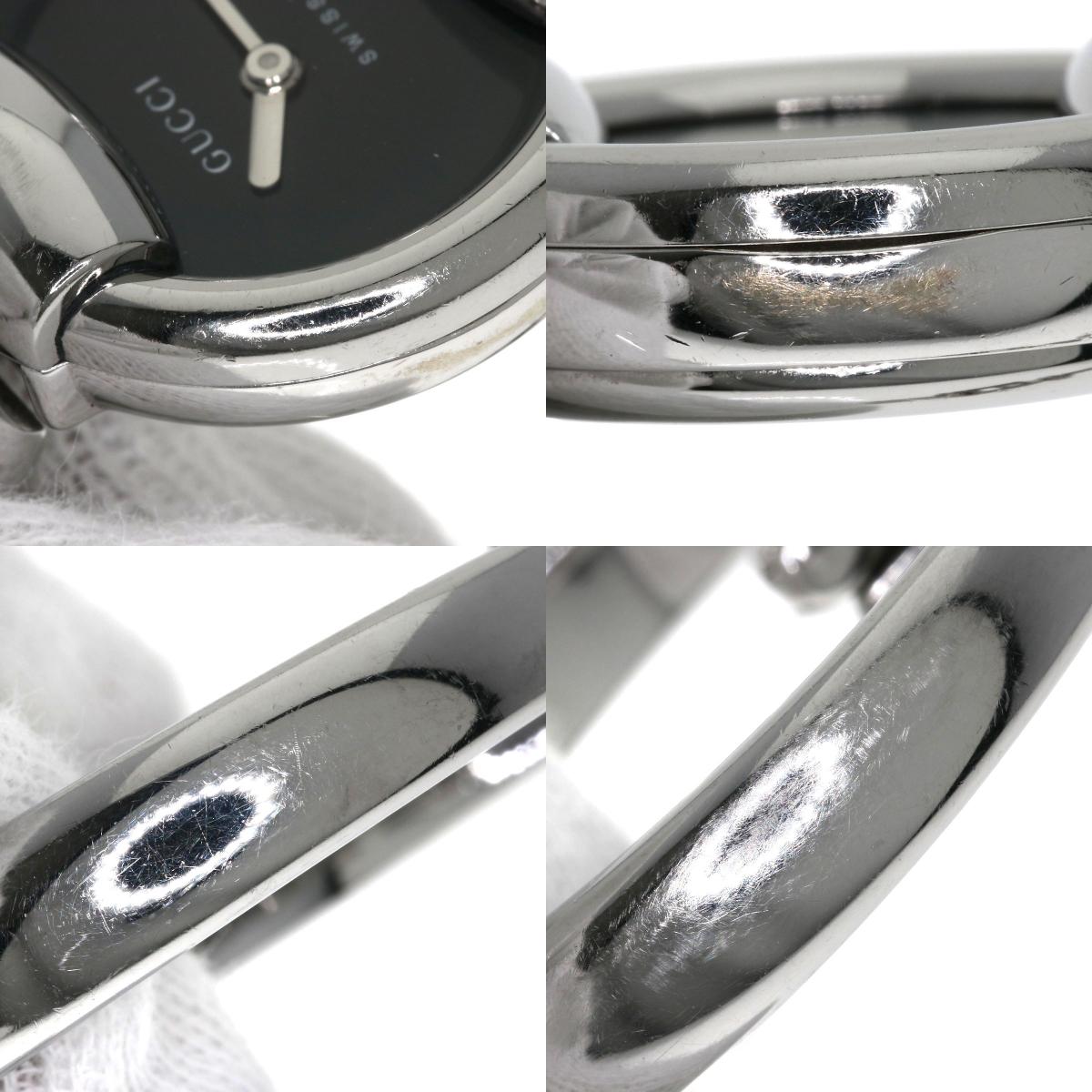 GUCCI Round face Watches 1400L Stainless Steel/Stainless Steel Ladies