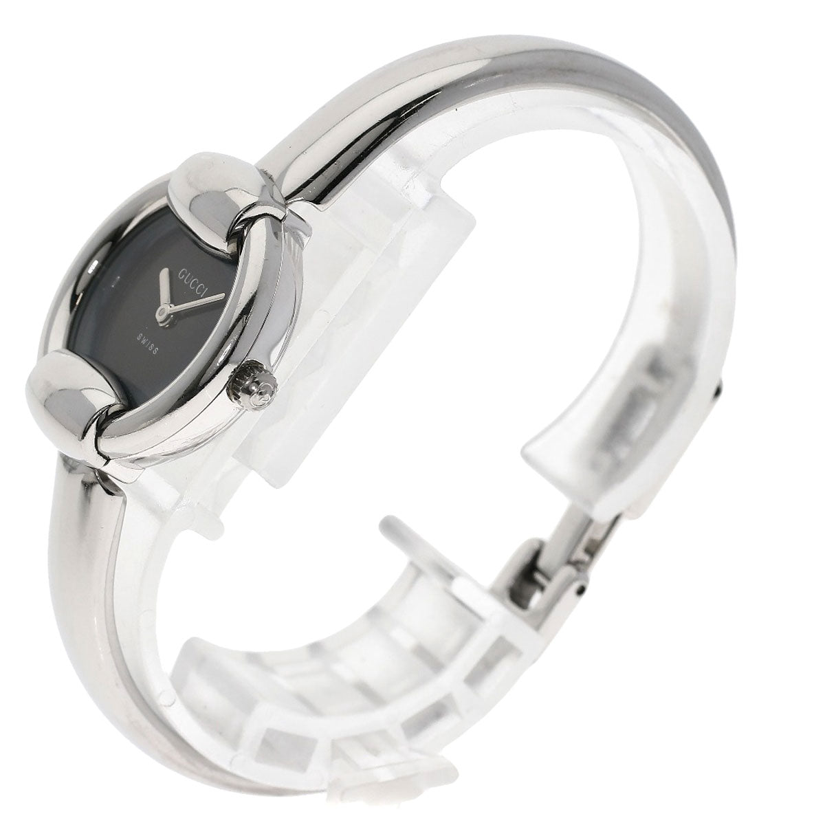 GUCCI Round face Watches 1400L Stainless Steel/Stainless Steel Ladies