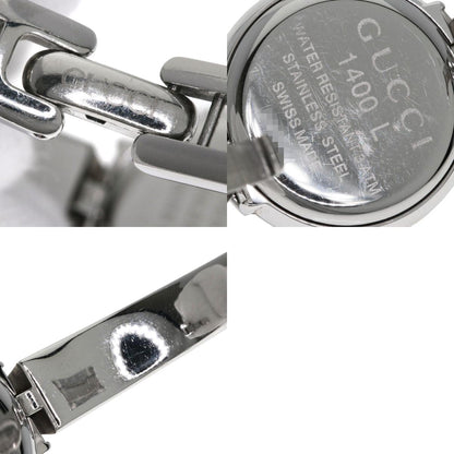 GUCCI Round face Watches 1400L Stainless Steel/Stainless Steel Ladies