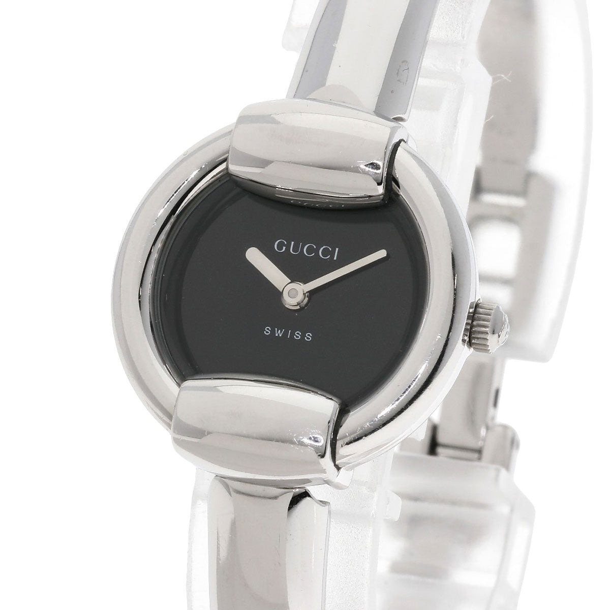 GUCCI Round face Watches 1400L Stainless Steel/Stainless Steel Ladies