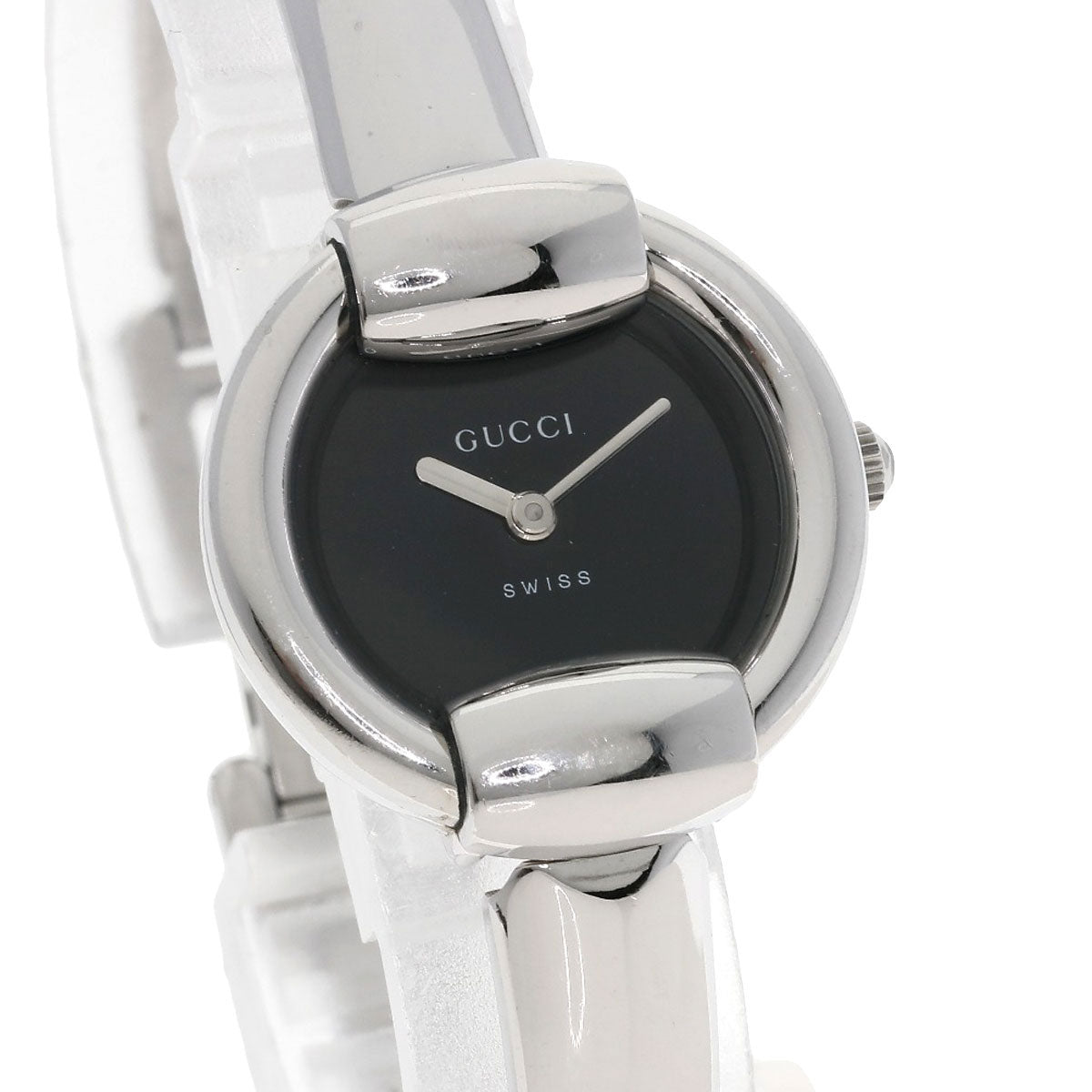 GUCCI Round face Watches 1400L Stainless Steel/Stainless Steel Ladies