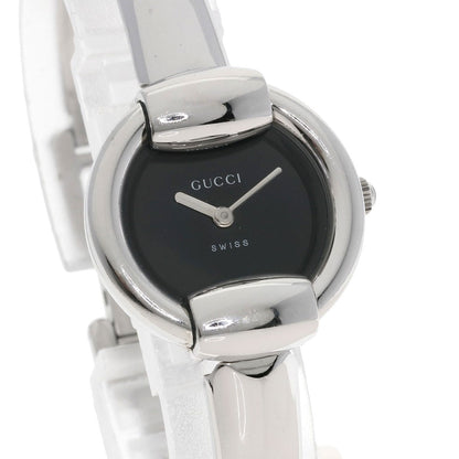 GUCCI Round face Watches 1400L Stainless Steel/Stainless Steel Ladies