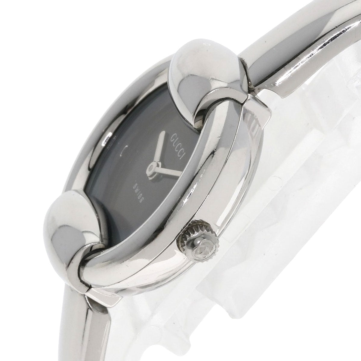 GUCCI Round face Watches 1400L Stainless Steel/Stainless Steel Ladies