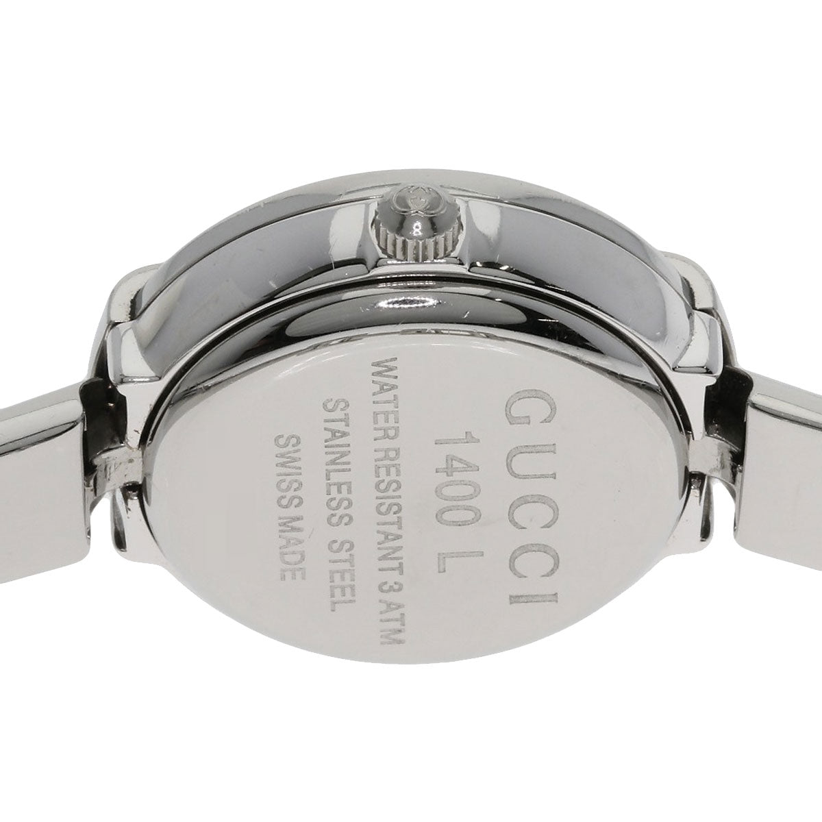 GUCCI Round face Watches 1400L Stainless Steel/Stainless Steel Ladies