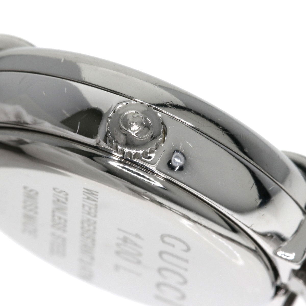 GUCCI Round face Watches 1400L Stainless Steel/Stainless Steel Ladies