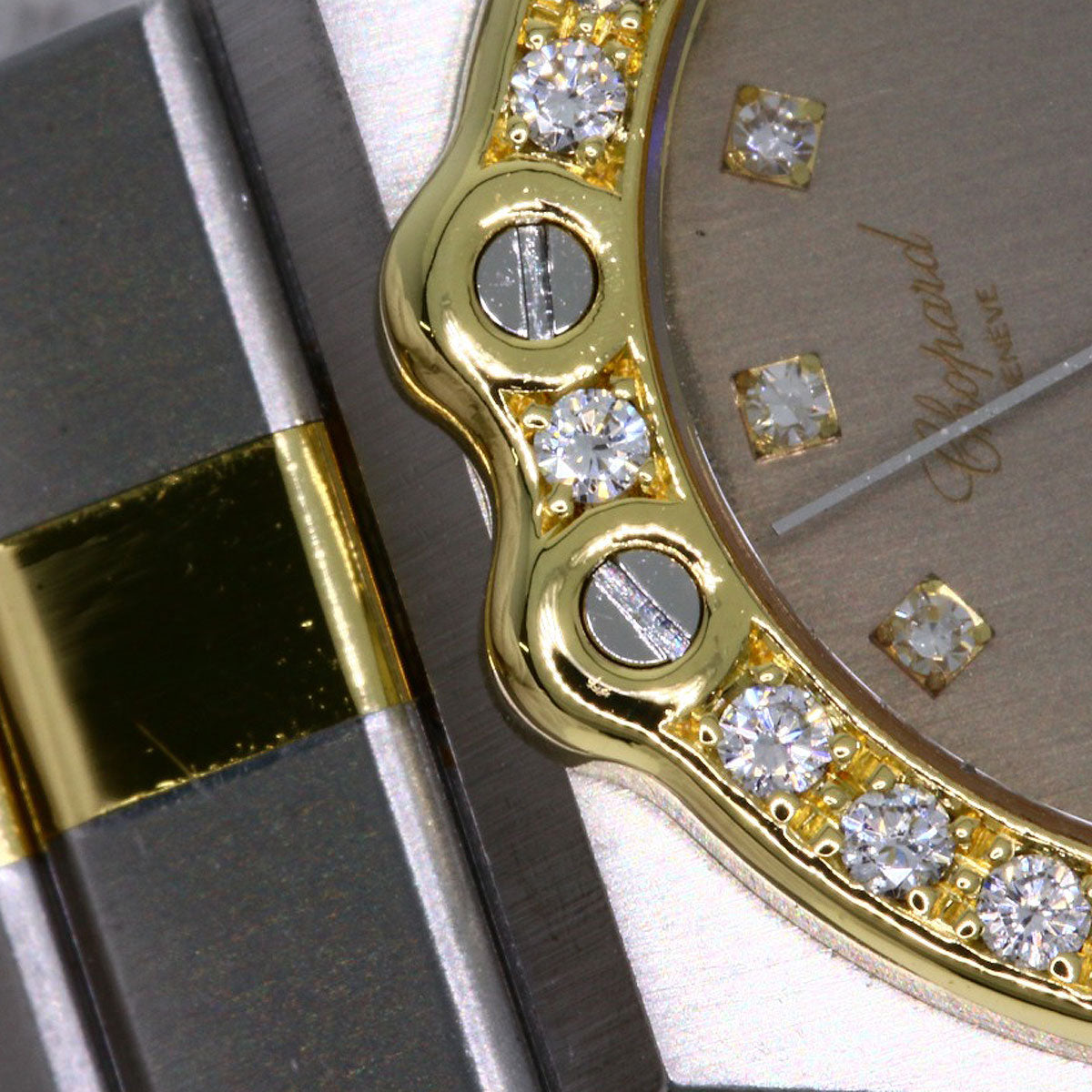 Chopard Samoritz 11P Diamond Watches 25/8024-11 Stainless Steel/SSxK18YG Ladies