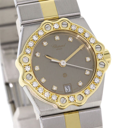 Chopard Samoritz 11P Diamond Watches 25/8024-11 Stainless Steel/SSxK18YG Ladies