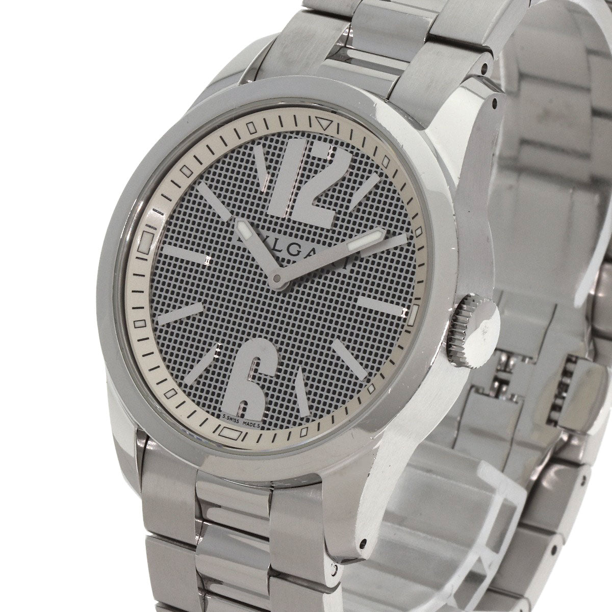 BVLGARI Solo tempo Watches ST37S Stainless Steel/Stainless Steel mens