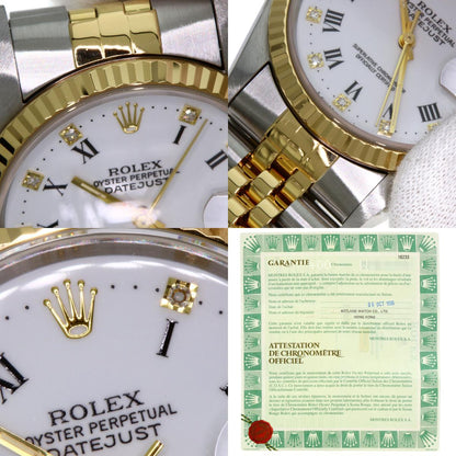 ROLEX Datejust Watches 16233G Stainless Steel/SSxK18YG mens