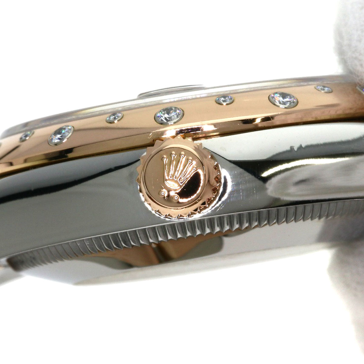 ROLEX Datejust 31 Chocolate Dial VI Diamond Watches 178341 Stainless Steel/SSxEver Rose Goal Boys