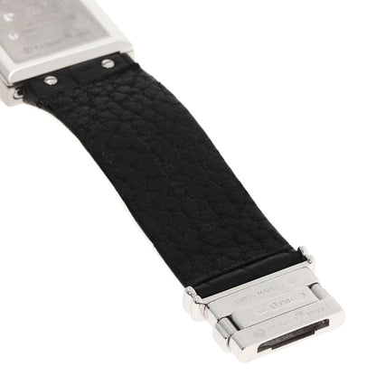 CHANEL Mademoiselle DiamondBezel Watches H0106 K18 White Gold/Leather Ladies