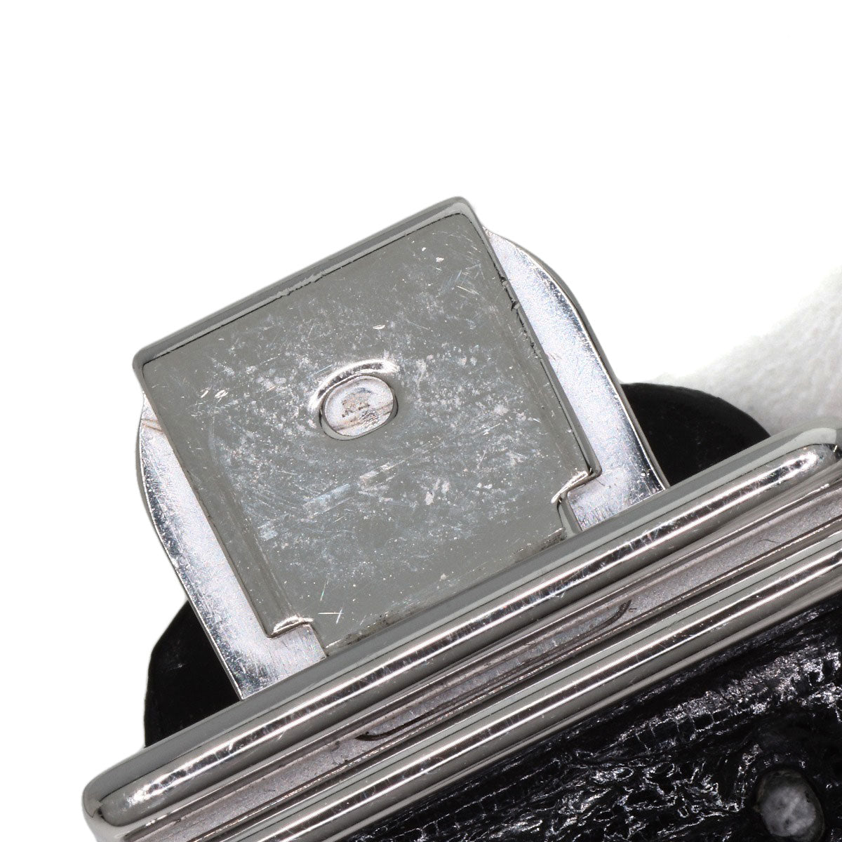 CHANEL Mademoiselle DiamondBezel Watches H0106 K18 White Gold/Leather Ladies