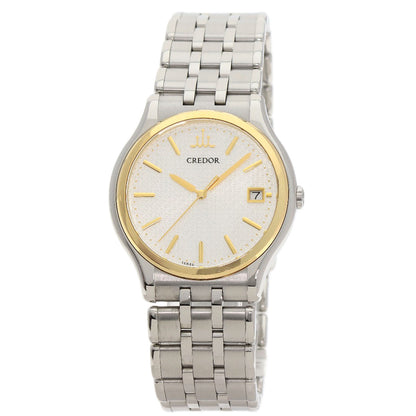 SEIKO CREDOR round face Watches GCAZ054 Stainless Steel/Stainless Steel mens