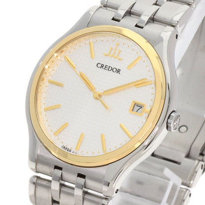 SEIKO CREDOR round face Watches GCAZ054 Stainless Steel/Stainless Steel mens