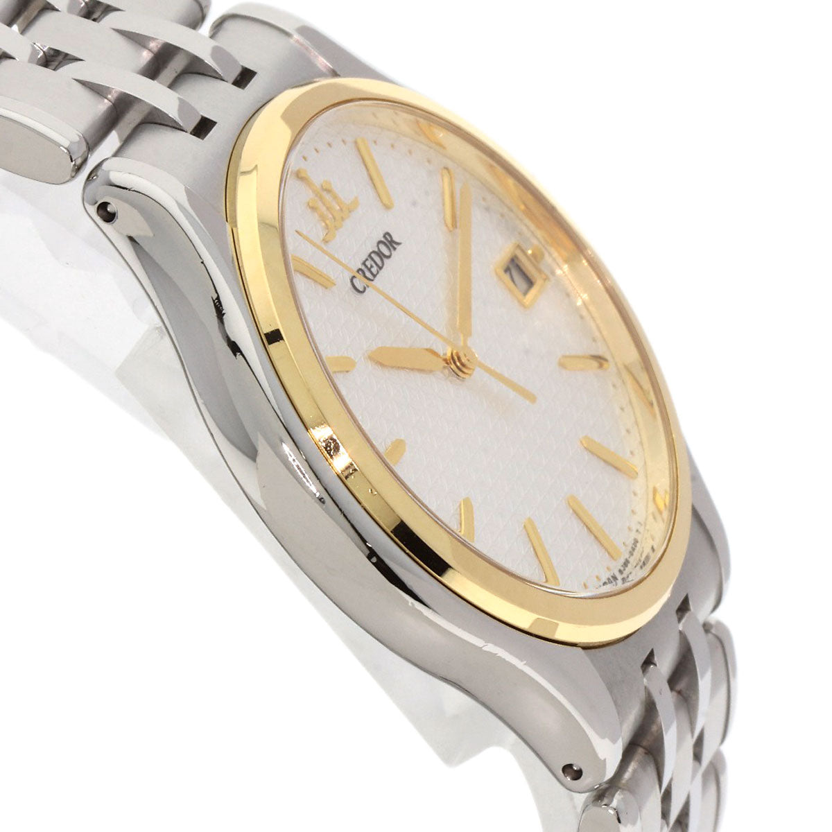 SEIKO CREDOR round face Watches GCAZ054 Stainless Steel/Stainless Steel mens