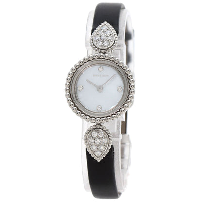 Boucheron Serpent Boheme Diamond Watches WA015701 Stainless Steel/Leather Ladies