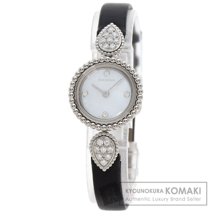 Boucheron Serpent Boheme Diamond Watches WA015701 Stainless Steel/Leather Ladies