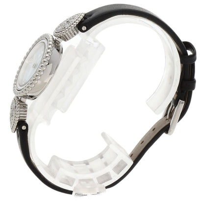 Boucheron Serpent Boheme Diamond Watches WA015701 Stainless Steel/Leather Ladies