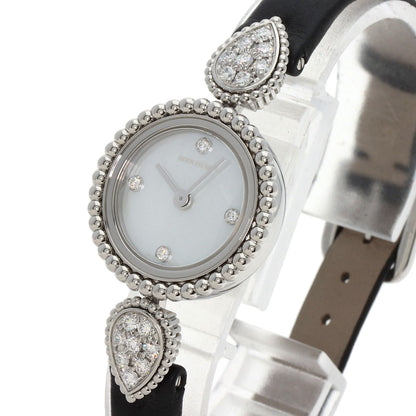 Boucheron Serpent Boheme Diamond Watches WA015701 Stainless Steel/Leather Ladies