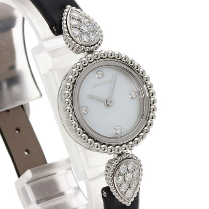 Boucheron Serpent Boheme Diamond Watches WA015701 Stainless Steel/Leather Ladies