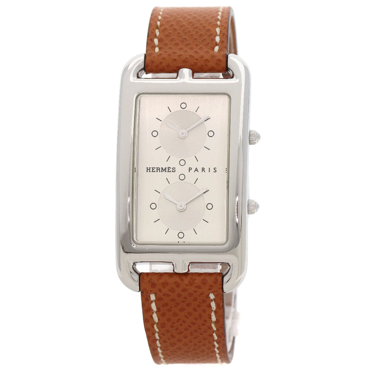 HERMES Cape Cod Duzon Watches CC3.510 Stainless Steel/Leather Ladies