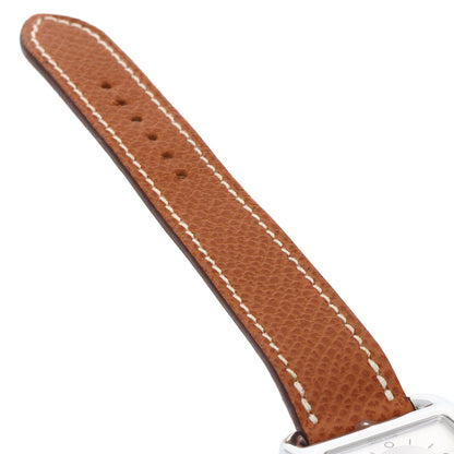 HERMES Cape Cod Duzon Watches CC3.510 Stainless Steel/Leather Ladies