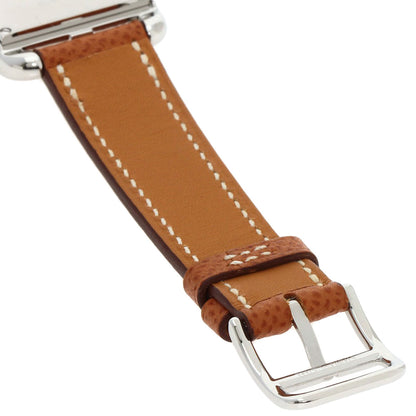 HERMES Cape Cod Duzon Watches CC3.510 Stainless Steel/Leather Ladies