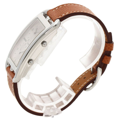 HERMES Cape Cod Duzon Watches CC3.510 Stainless Steel/Leather Ladies