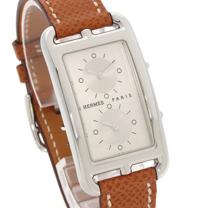 HERMES Cape Cod Duzon Watches CC3.510 Stainless Steel/Leather Ladies