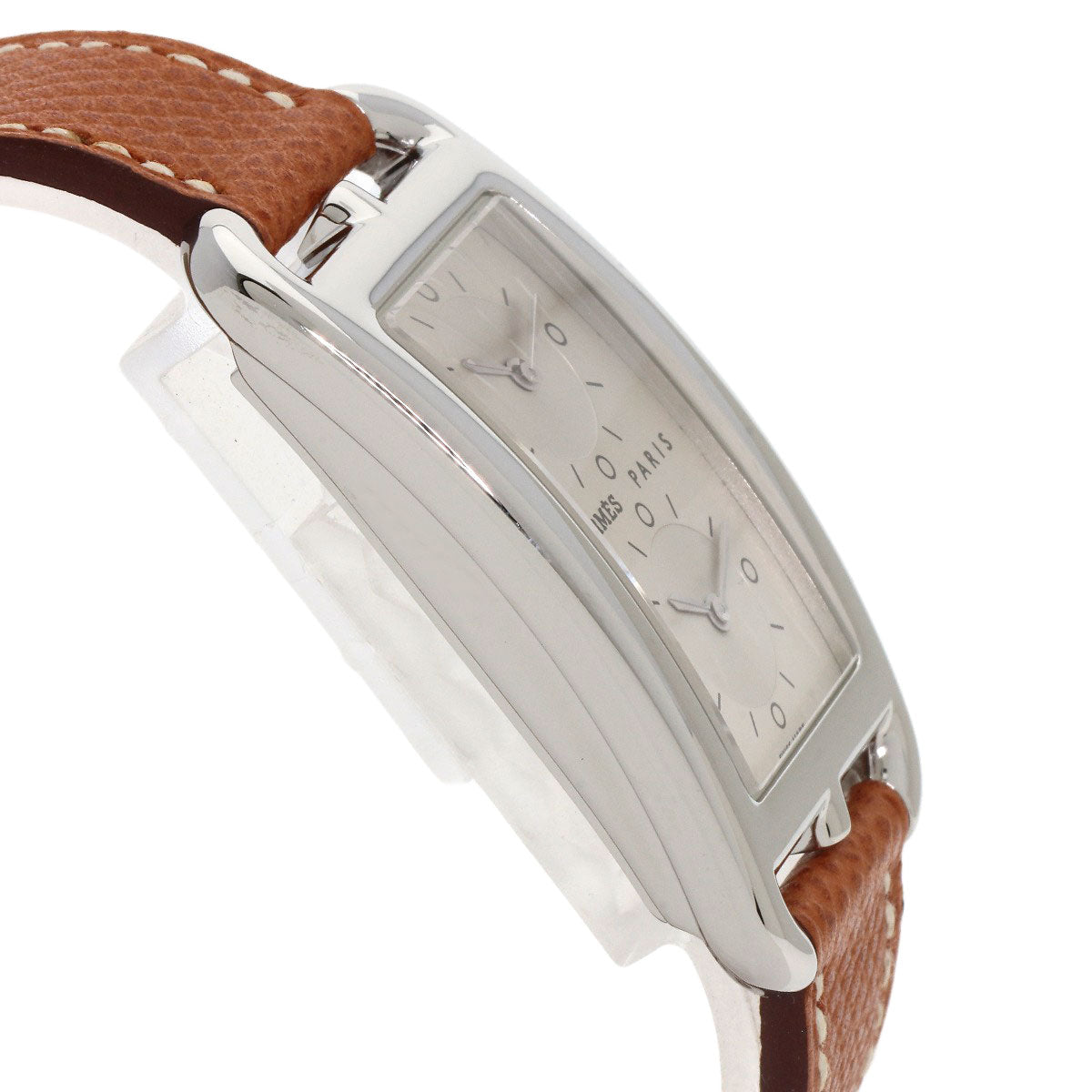 HERMES Cape Cod Duzon Watches CC3.510 Stainless Steel/Leather Ladies