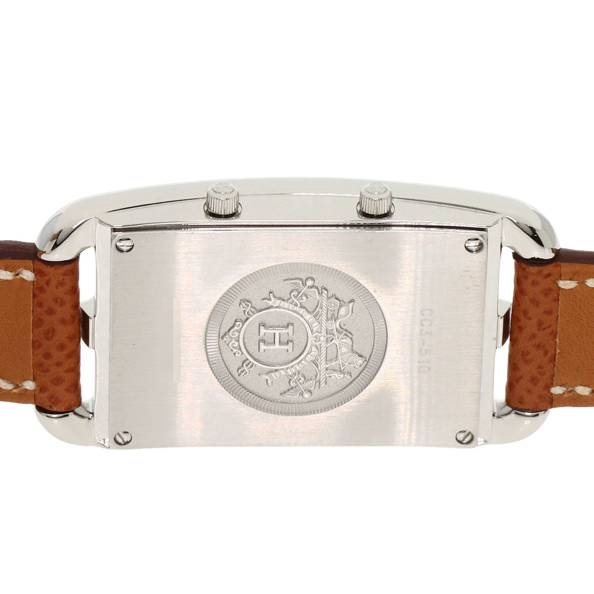 HERMES Cape Cod Duzon Watches CC3.510 Stainless Steel/Leather Ladies
