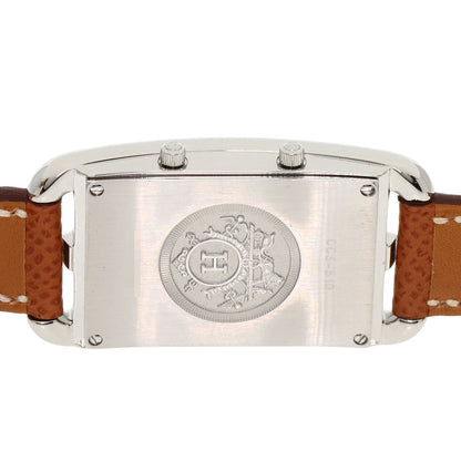 HERMES Cape Cod Duzon Watches CC3.510 Stainless Steel/Leather Ladies