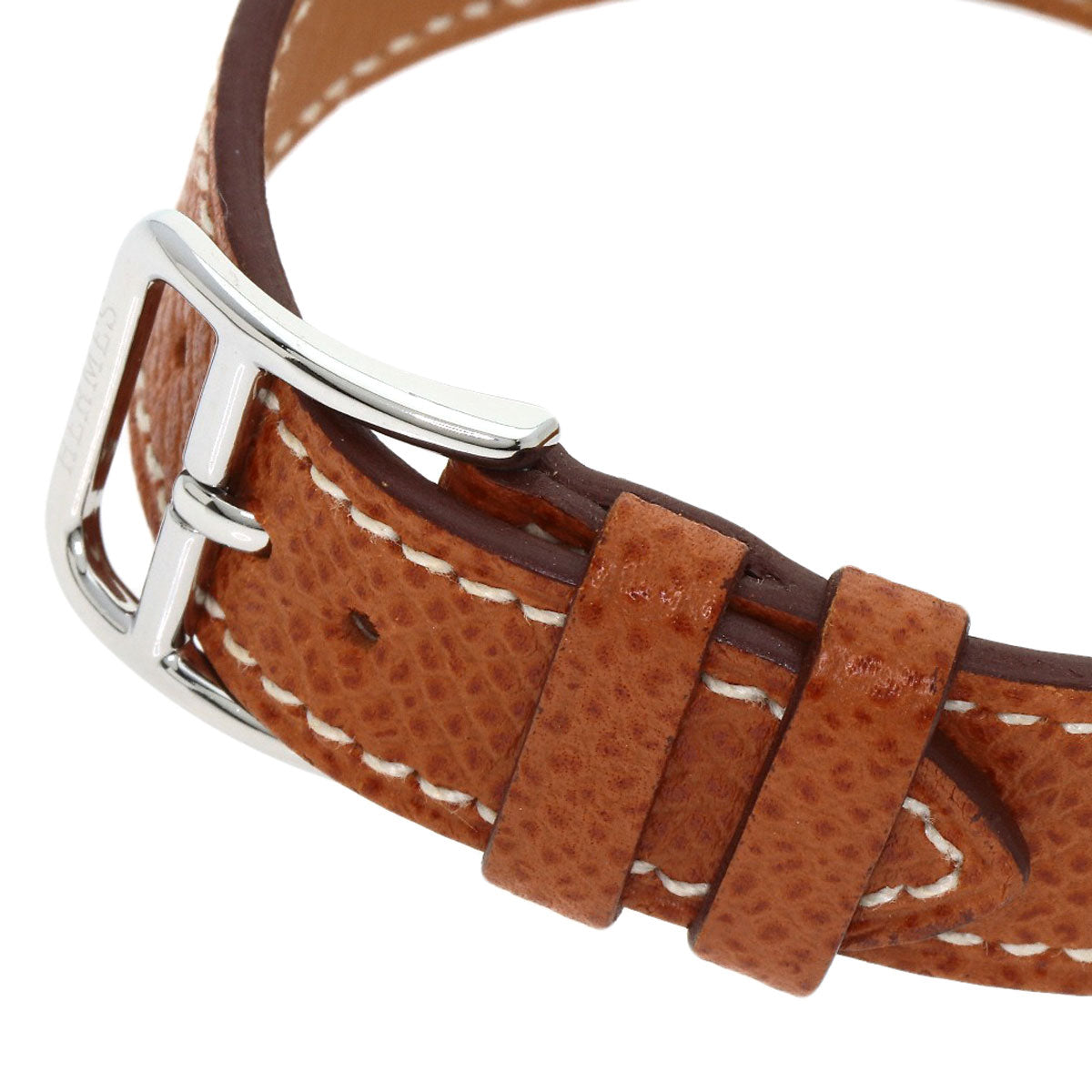 HERMES Cape Cod Duzon Watches CC3.510 Stainless Steel/Leather Ladies