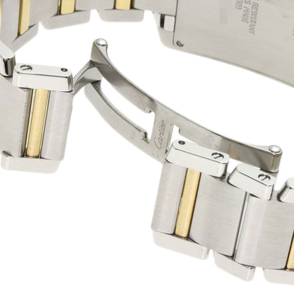 CARTIER Tank Française Chrono Reflex Watches W51004Q4 Stainless Steel/SSxK18YG mens