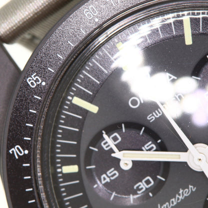 Swatch Omega collaboration MISSION TO MERCURY Watches S033A100 Ceramic/Nylon unisex