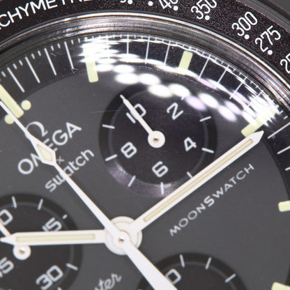 Swatch Omega collaboration MISSION TO MERCURY Watches S033A100 Ceramic/Nylon unisex