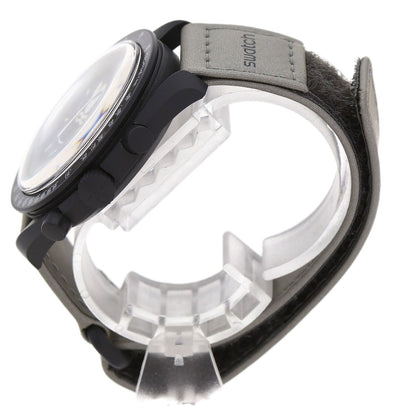 Swatch Omega collaboration MISSION TO MERCURY Watches S033A100 Ceramic/Nylon unisex