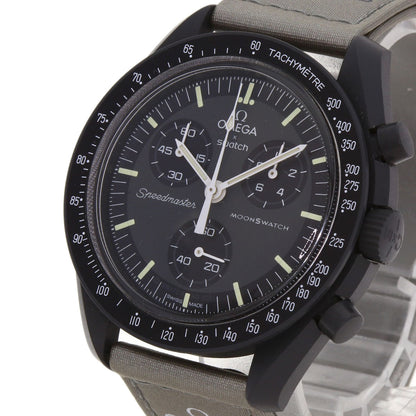 Swatch Omega collaboration MISSION TO MERCURY Watches S033A100 Ceramic/Nylon unisex