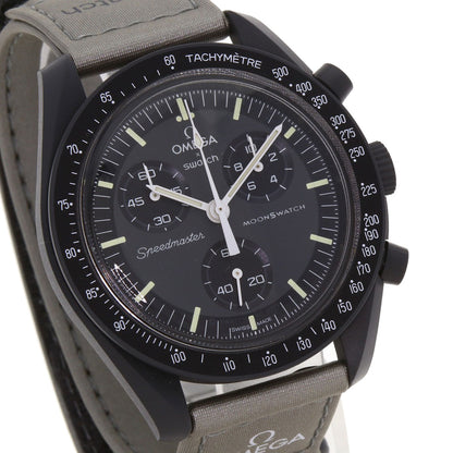 Swatch Omega collaboration MISSION TO MERCURY Watches S033A100 Ceramic/Nylon unisex