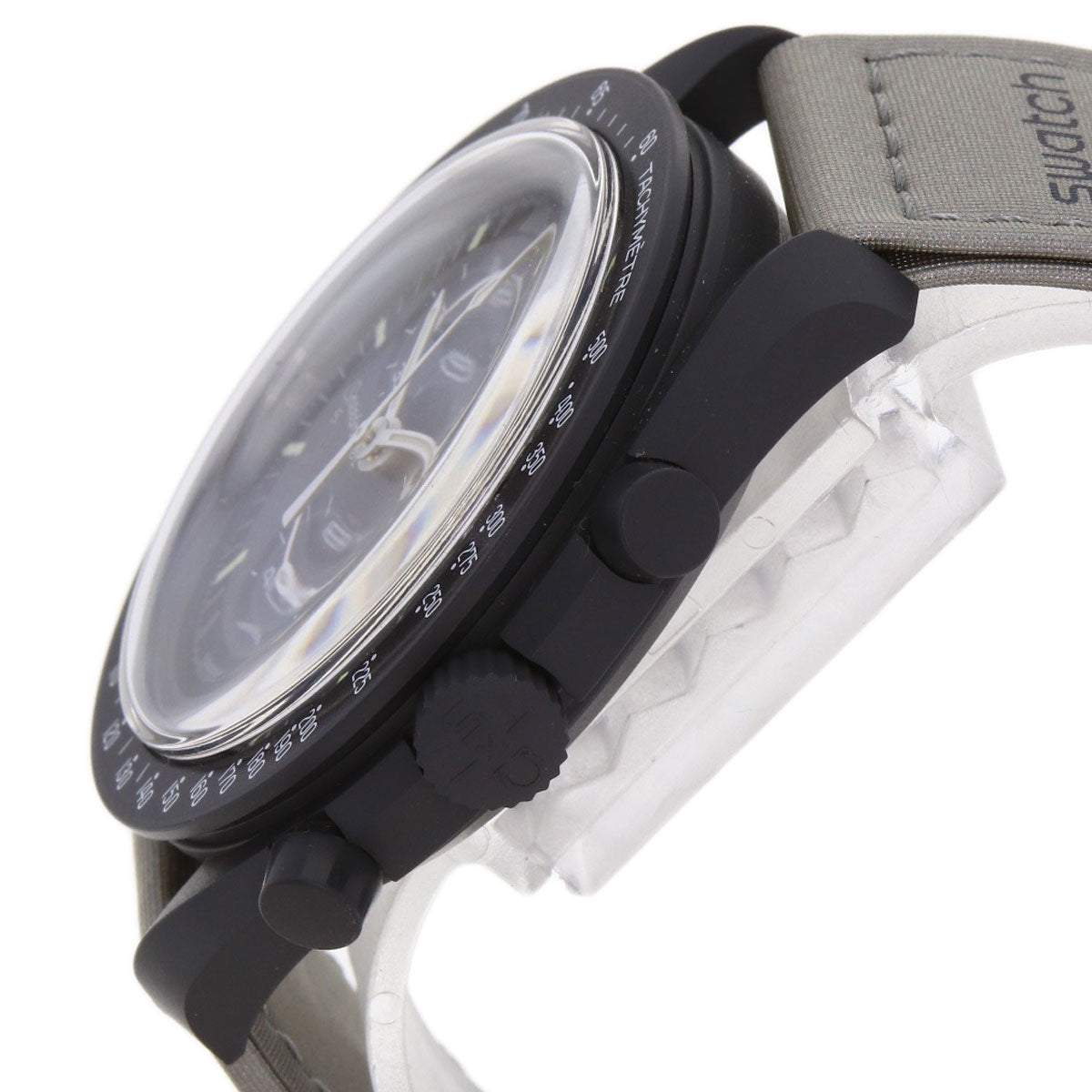 Swatch Omega collaboration MISSION TO MERCURY Watches S033A100 Ceramic/Nylon unisex