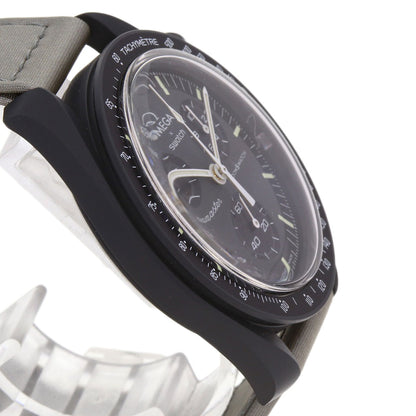 Swatch Omega collaboration MISSION TO MERCURY Watches S033A100 Ceramic/Nylon unisex