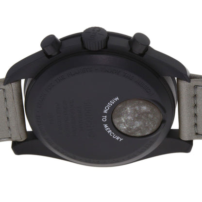 Swatch Omega collaboration MISSION TO MERCURY Watches S033A100 Ceramic/Nylon unisex