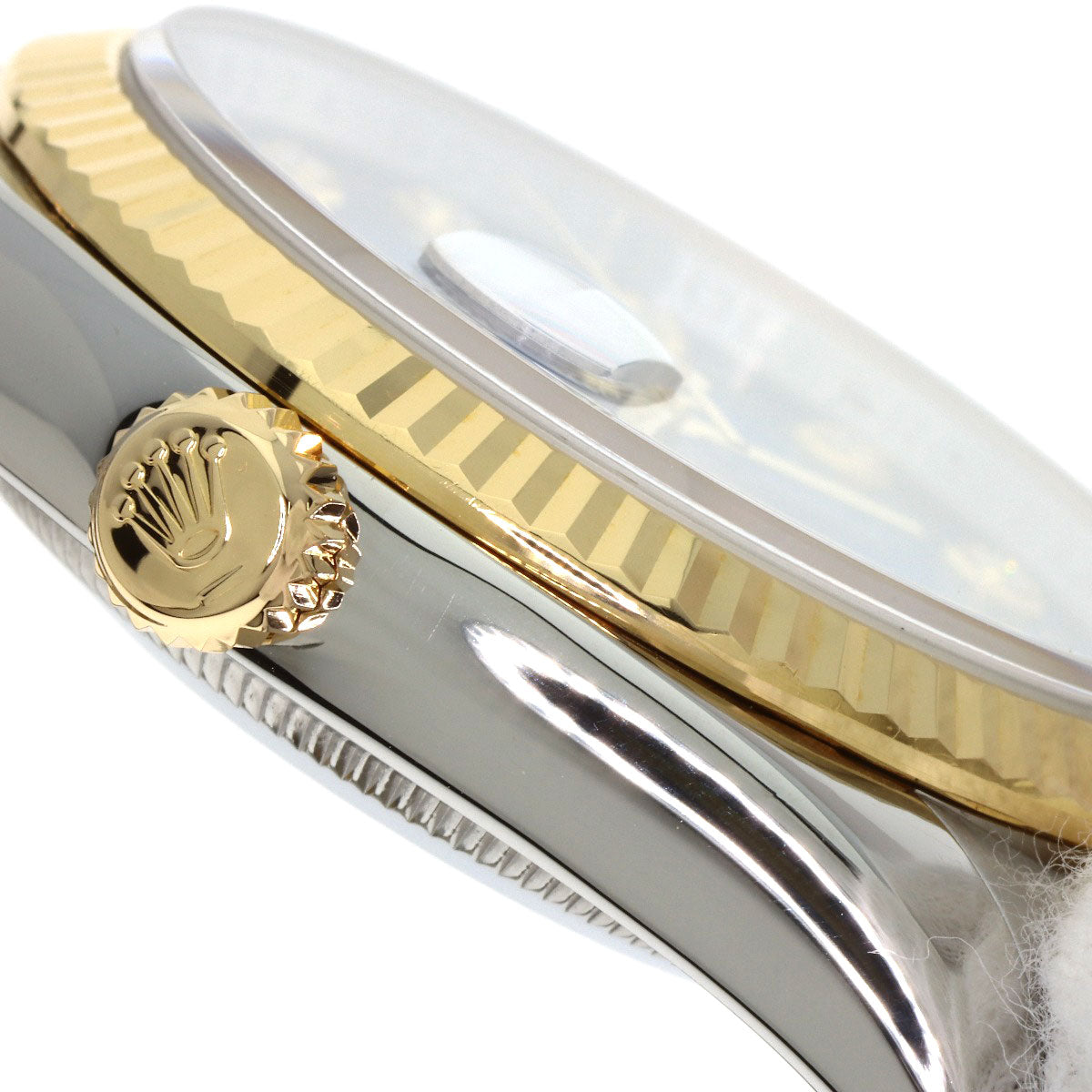 ROLEX Datejust 10P Diamond Blue Gradation Watches 116233G Stainless Steel/SSxK18YG mens