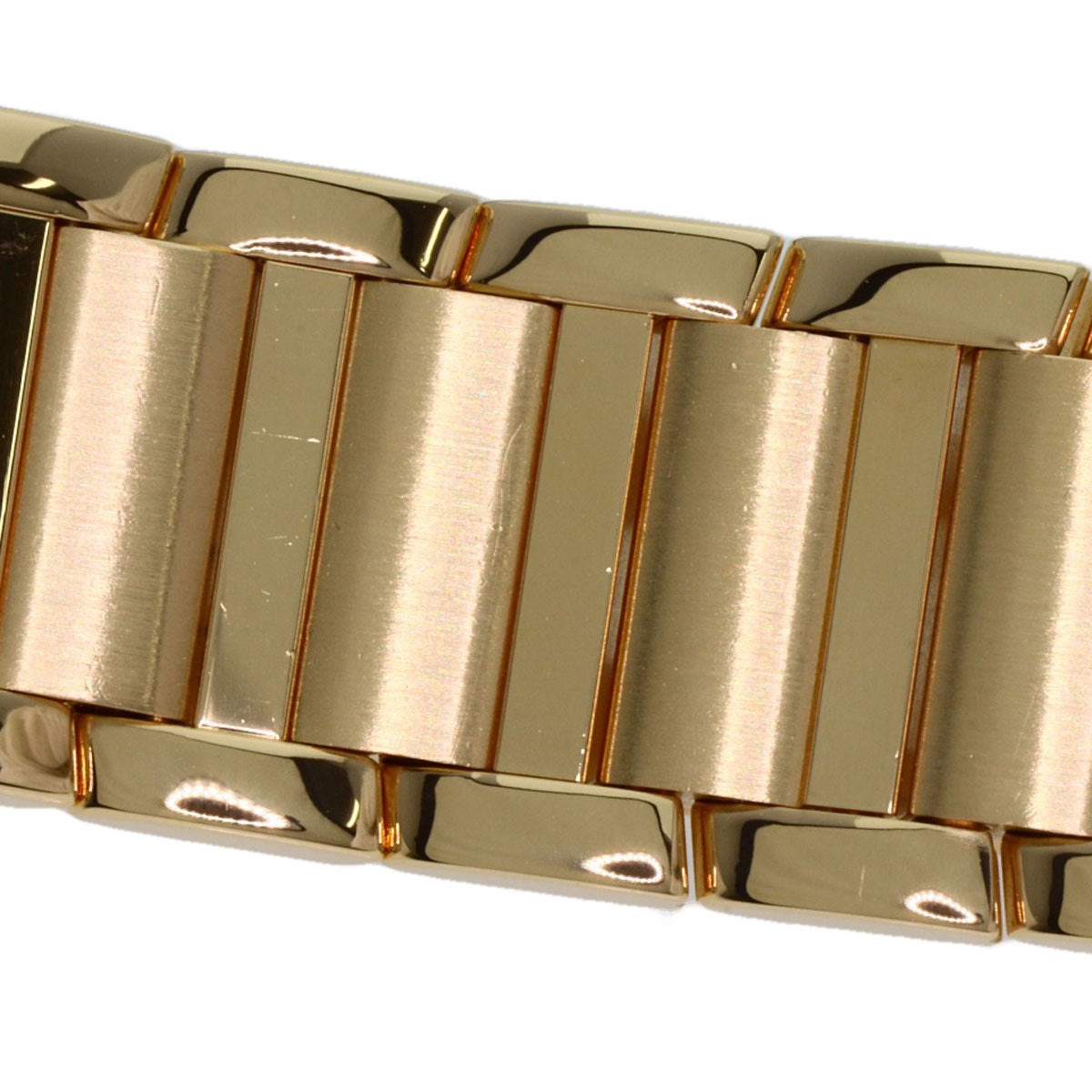 CARTIER Tank Francaise SM Diamond Watches WJTA0039 K18 Yellow Gold/18K Yellow Gold Ladies