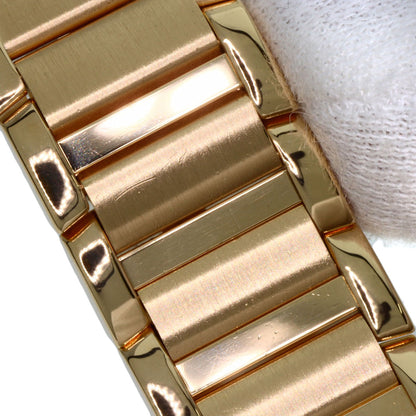 CARTIER Tank Francaise SM Diamond Watches WJTA0039 K18 Yellow Gold/18K Yellow Gold Ladies