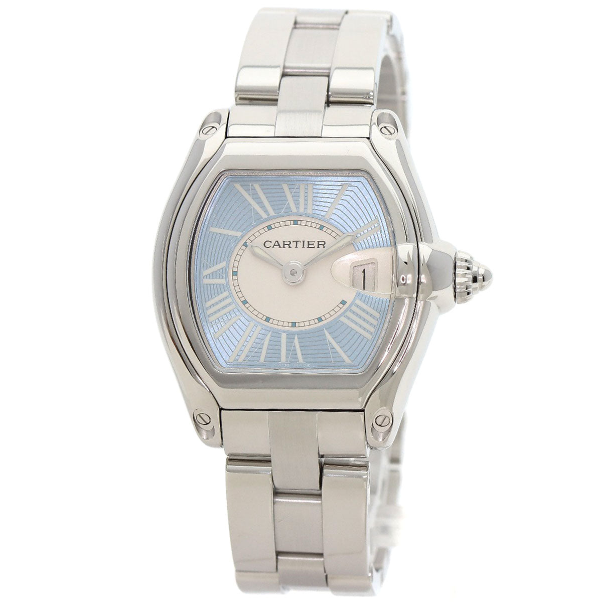 CARTIER Roadster Blue, limited to 2500 units worldwide Watches W62053V3 Stainless Steel/SSxK18YG Ladies